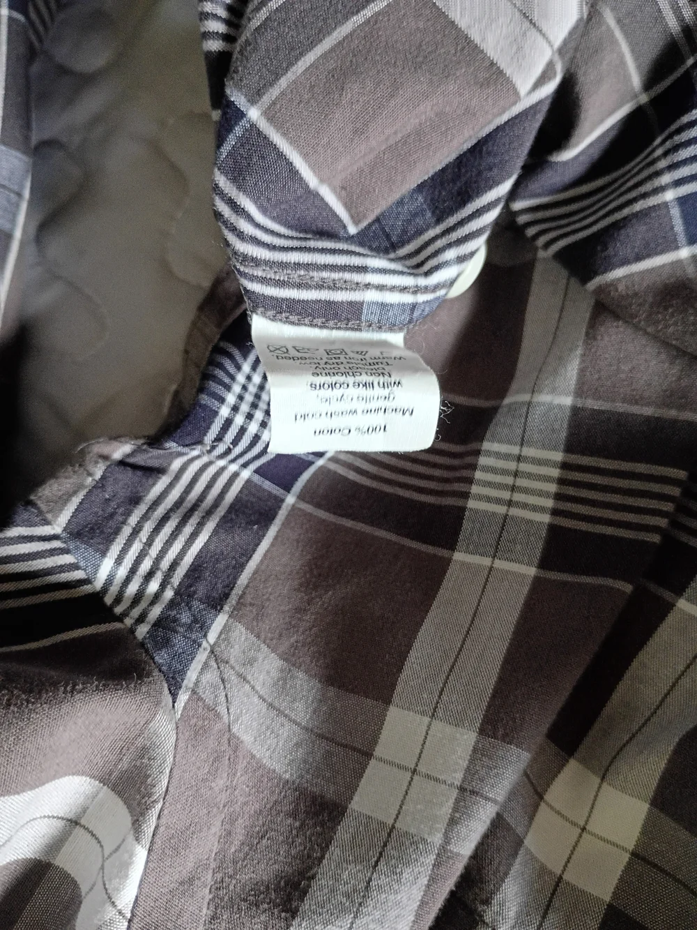 J. Crew Grey Plaid Long-Sleeve Button-Down Shirt